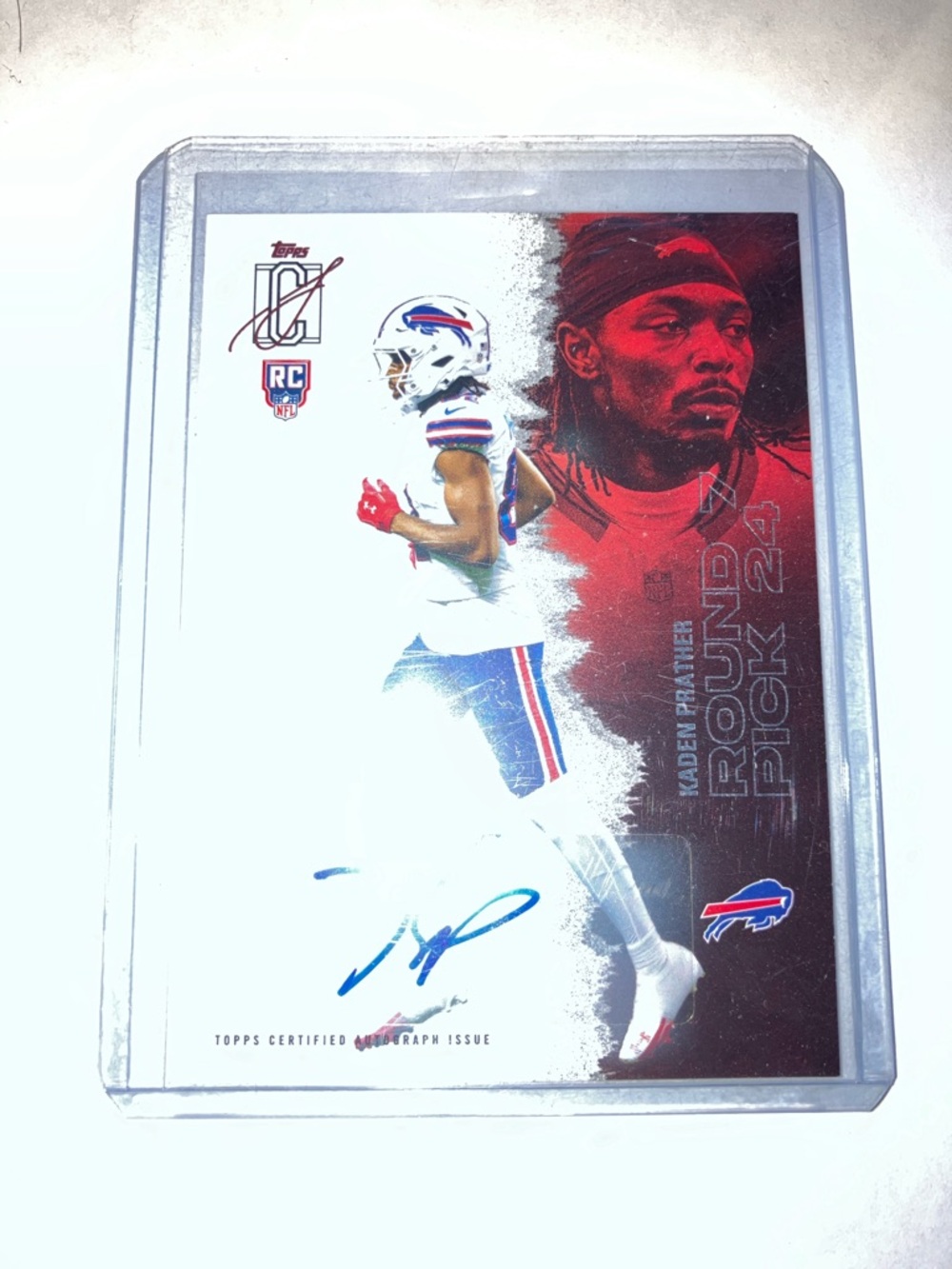 2025 Topps Kaden Prather Buffalo Bills Autograph Rookie Card RC